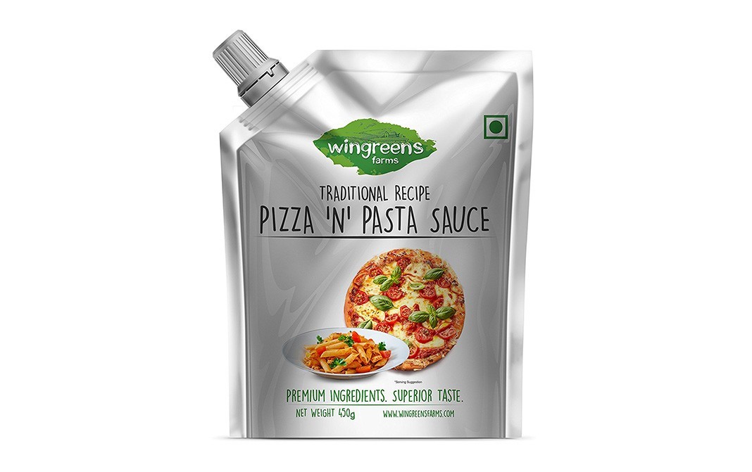 Wingreens Farms Pizza 'N' Pasta Sauce    Pack  450 grams